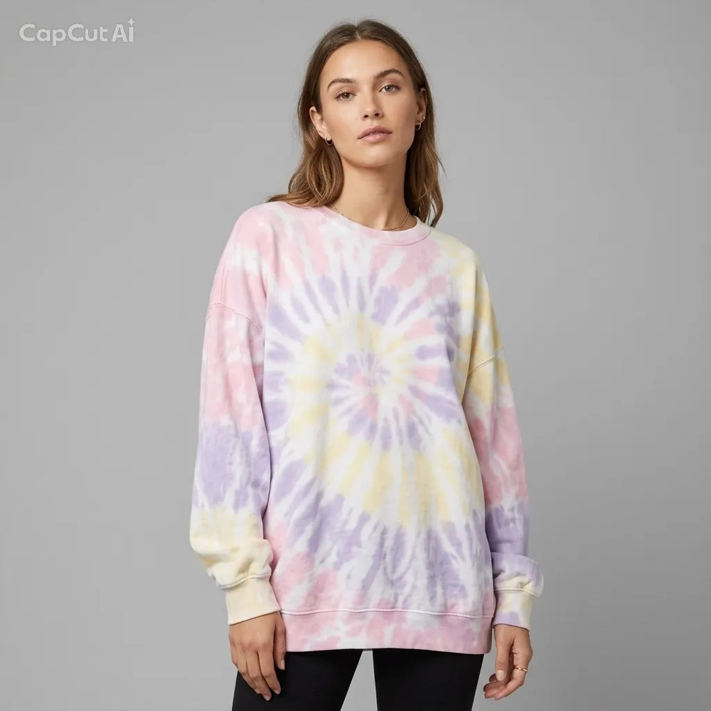 Young Fabulous & Broke Blue Tie Dye Sweatshirt XS